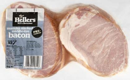 Hellers Middle Eye Bacon 1kg