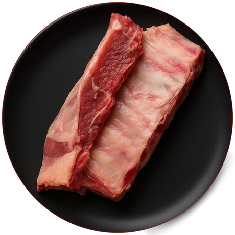 NZ Beef Short Ribs Raw View – Marbled Short Rib Rack